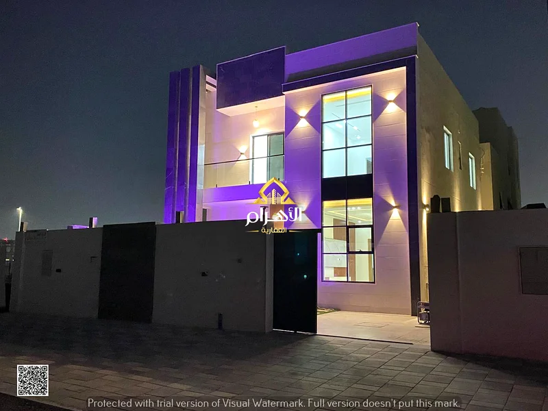 للبيع - فيلا فاخرة مع مسبح في عجمان، تشطيبات عالية الجودة، تصميم عصري، تشمل التسجيل والملكية63903291489409110