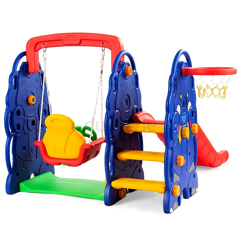 Hippo Slide Lap Rock  Dunk 4 in 1 Play set63205355600641112