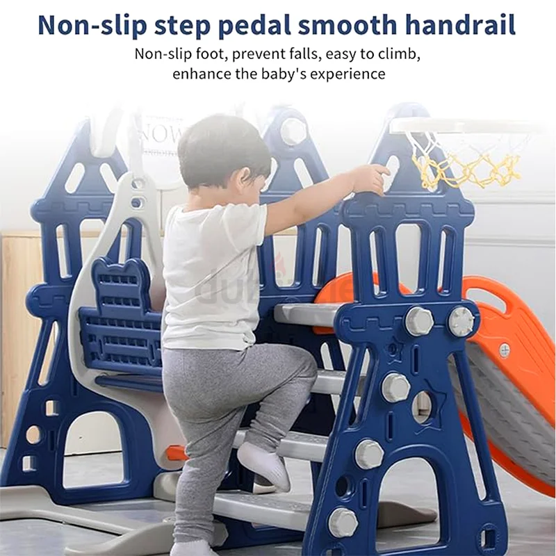 3 in 1 playset with Slide, Swing  basketball hoop!63205355641603111