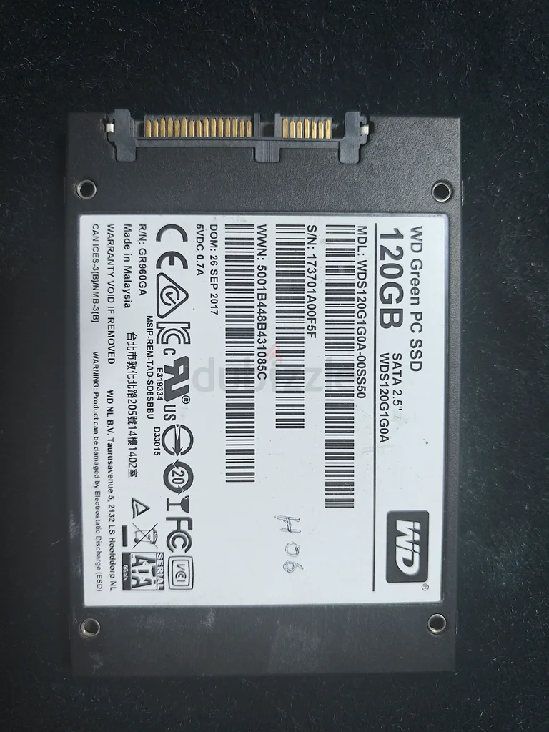 WD Green 120GB SATA SSD63256596305281111