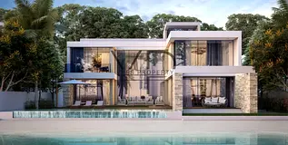 Coral Beach 5BR Villa | Luxury Beachfront | Panoramic Sea Views