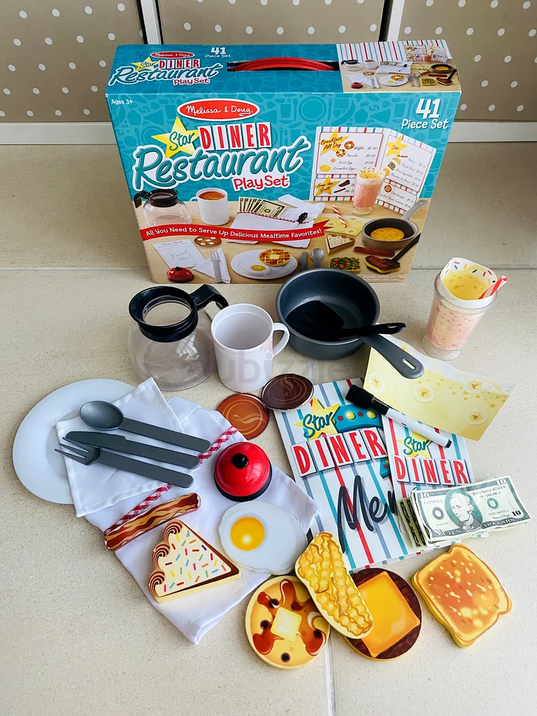 Melissa and Doug Star Diner Restaurant Play Set632278067860511125