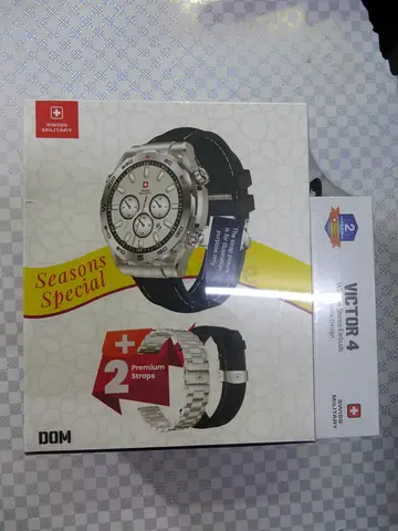 SWISS MILITARY SMART WATCH NEW WITH EARPODS