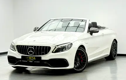 2019 Mercedes Benz C63 S AMG Cabriolet, Warranty, Excellent Condition, GCC