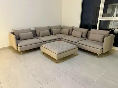 Ikea Söderhamn Corner Six Seat Sofa With Ottoman