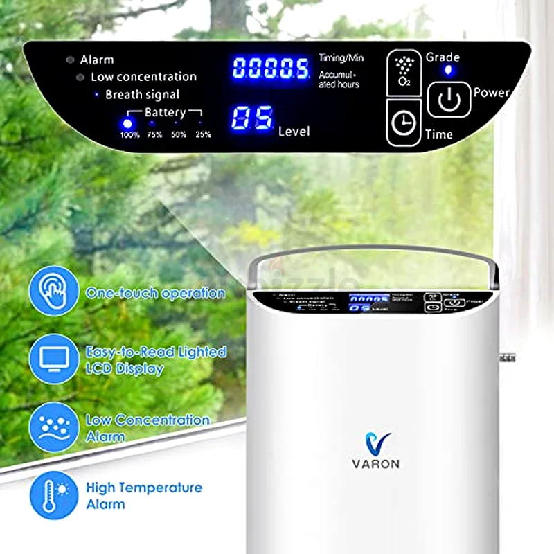 أجهزة تجميع الأكسجين المتنقلة VARON للتدفق النبضي63165709628675114
