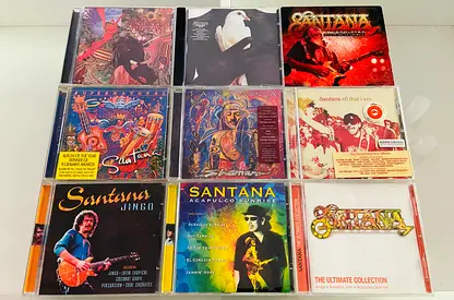 9 Santana Music CD’s