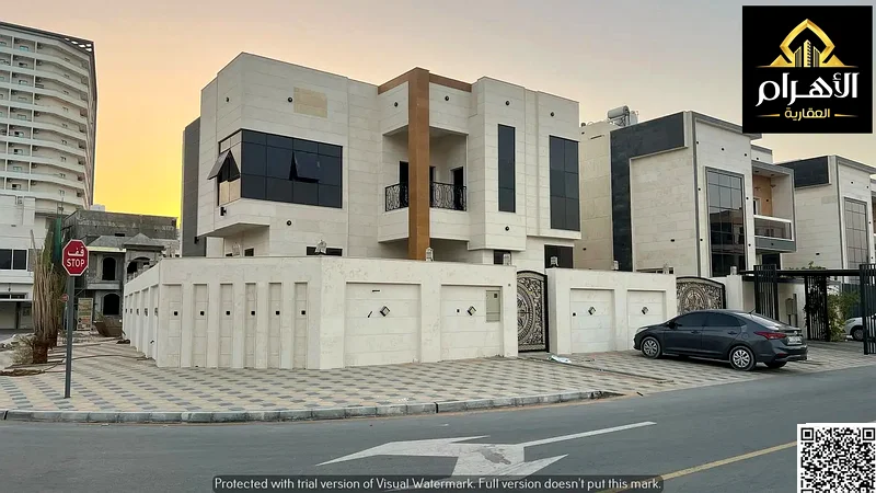 Own a corner villa on two streets with a stone facade in Al Helio 2 area63901904348545110