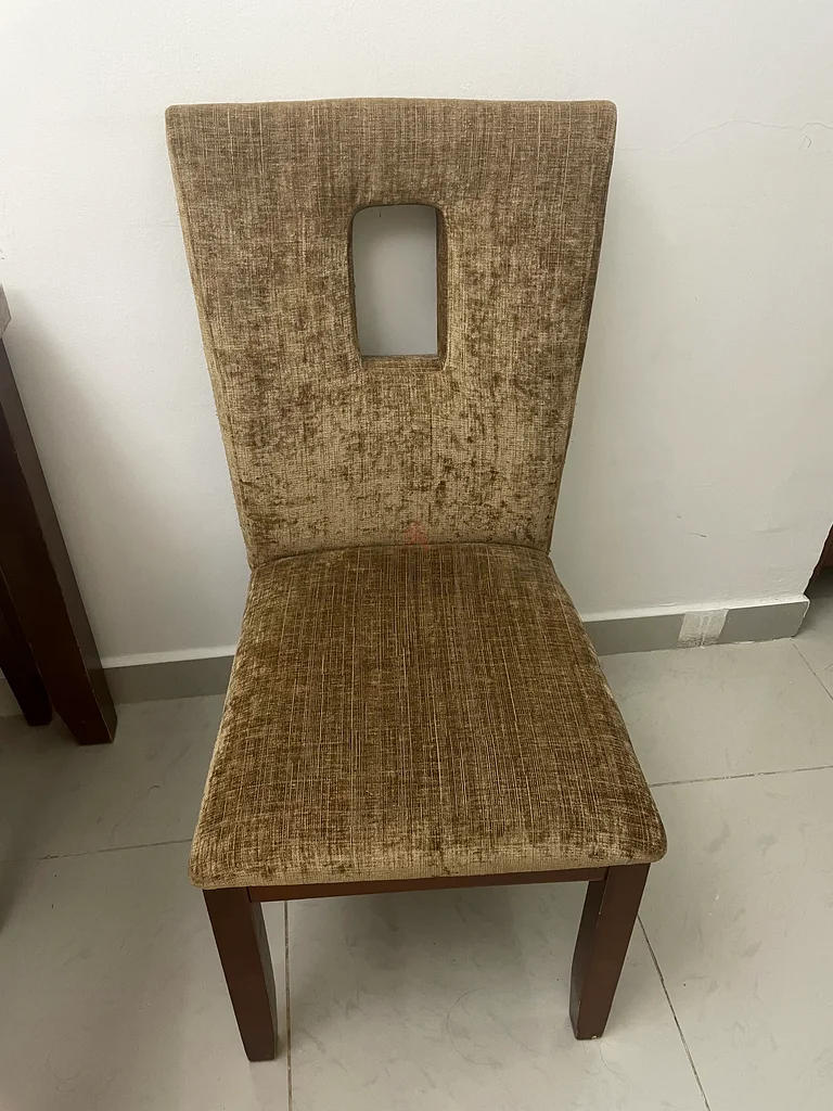 6 مقاعد (طاولة طعام بسطح رخامي مع كراسي)63216830165507111