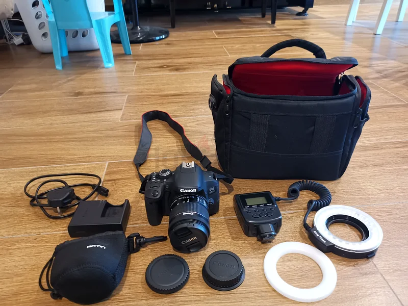 كاميرا كانون EOS 800D/ريبل T7i طقم (عدسة EF-S 18-55 مم f/4-5.6 IS STM)63240633448067113