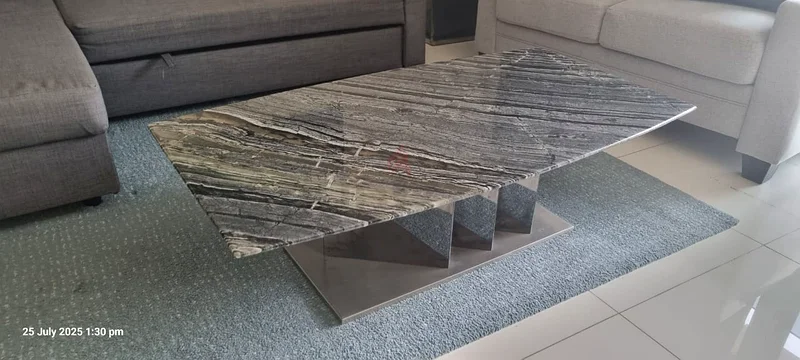 Stylish Modern Coffee Table with Marble Finish632198293498891119