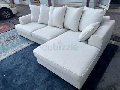 The One Kingston Sectional LShape Sofa beige
