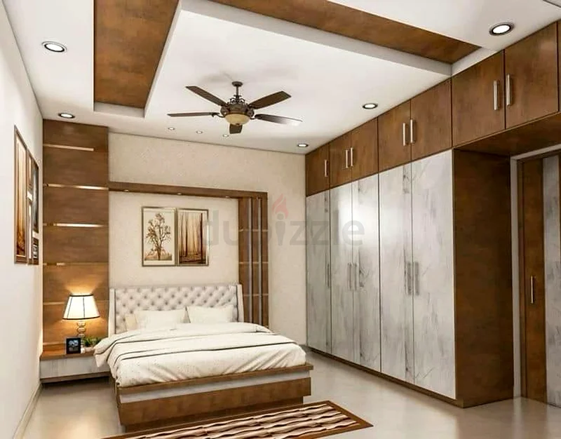 Stylish Modern Bedroom Furniture Set - Complete with Bed and Wardrobe63185756461441110