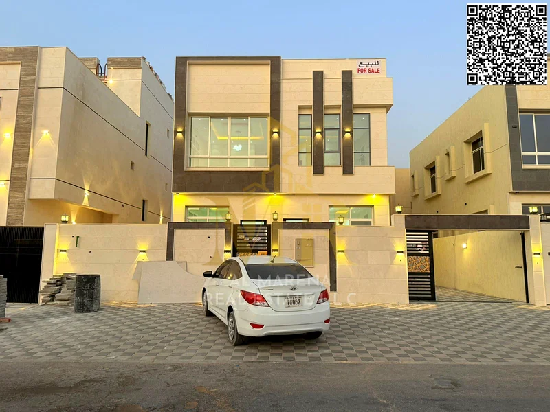 🏡 للبيع: فيلا مميزة في الحيلو 2 - عجمان | 5 غرف نوم رئيسية + صالة + سطح | بجانب المسجد وقريبة من جميع المرافق |63903069440387114