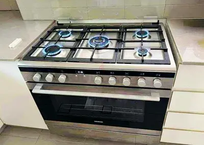 Siemens 5 Burner Full Gas Cooker – 90 cm | Oven with Fan | Automatic Ignition