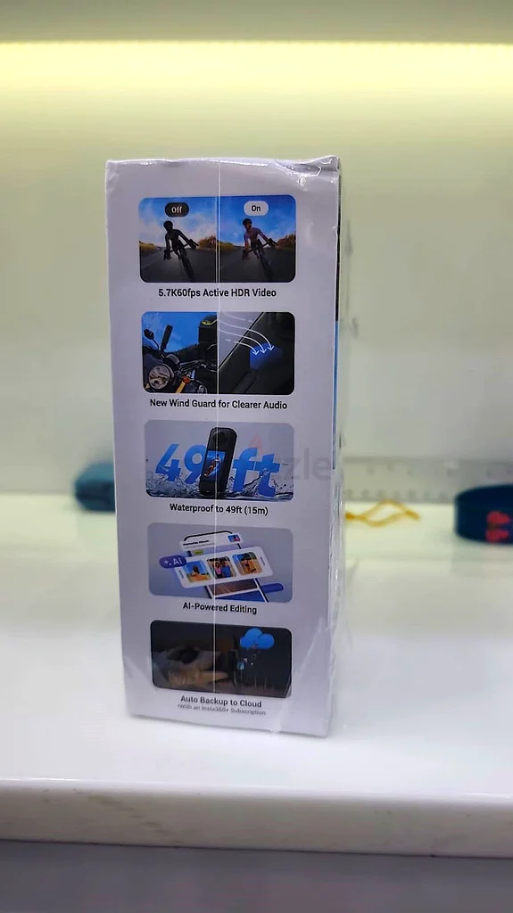 كاميرا إنشتا360 إكس5 للحركة بدقة 8ك (سينساه) باللون الأسود63201689028354111