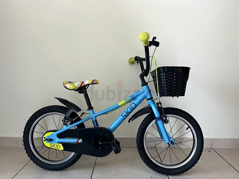 SKID 16inch 5 yrs kids HEAVY bike with Basket63202197982850112