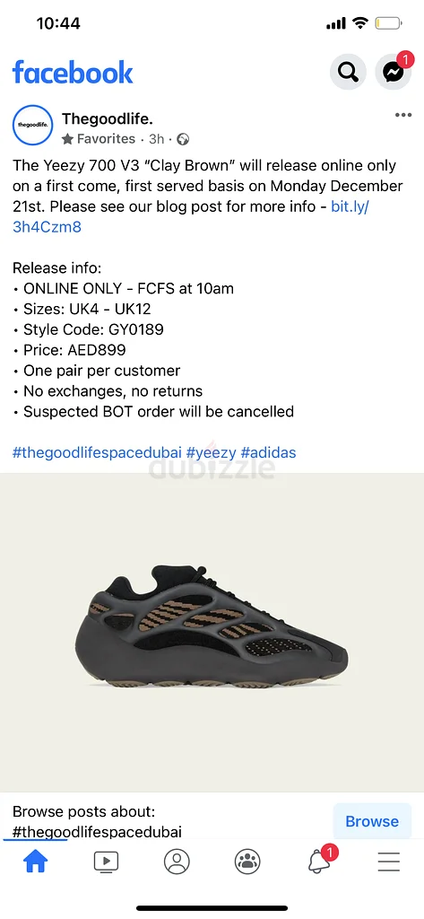 Yeezy v3 clay brown .. US1063240636798081113