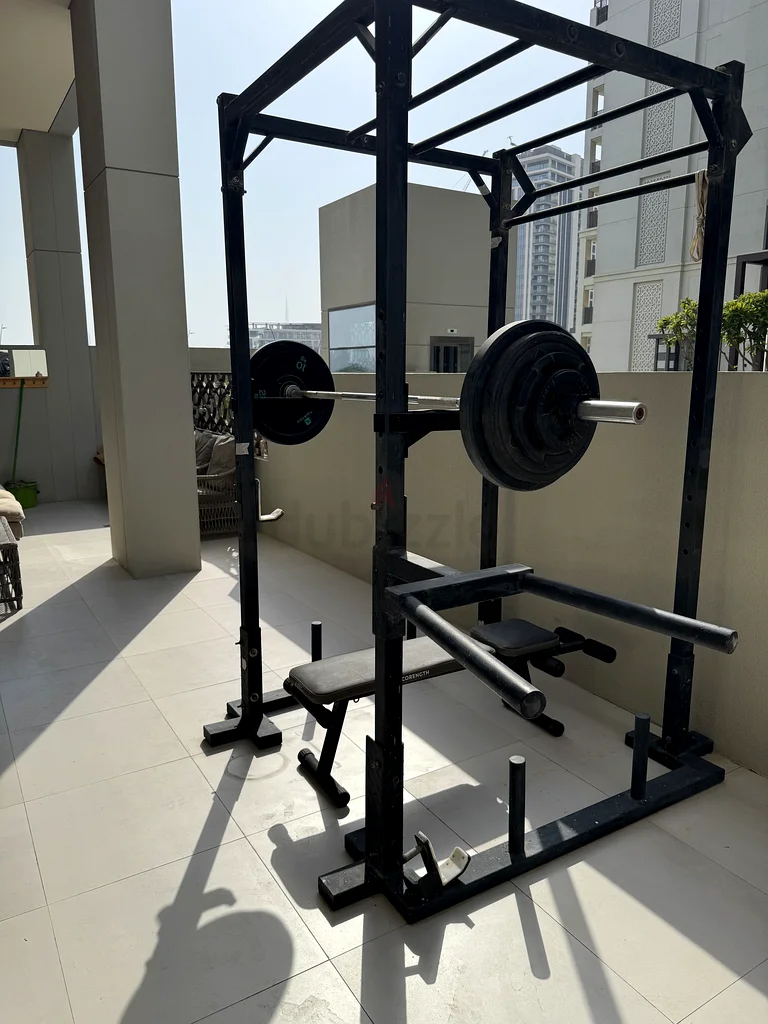 Squat Rack + Bench63199136797827113