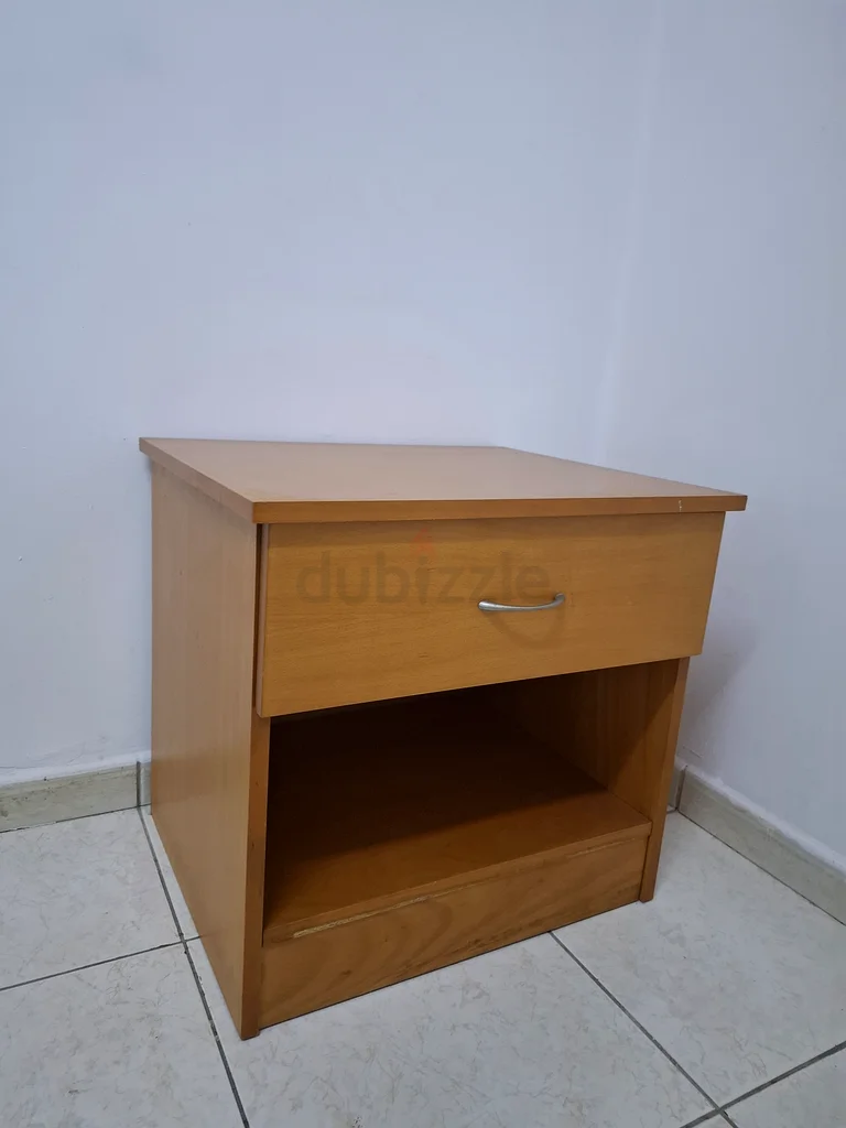Stylish Wooden Nightstand with Drawer- 2 Pieces63186756134017111
