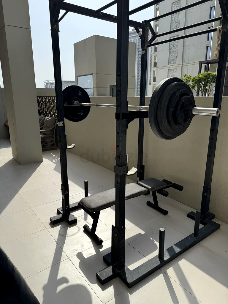 Squat Rack + Bench63199136797827112