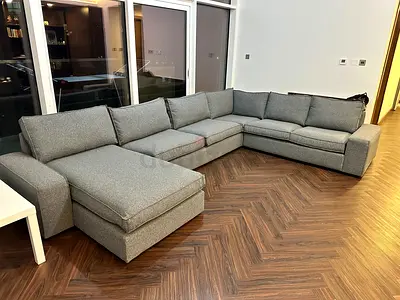 IKEA kivik U-shaped luxury sofa six seater