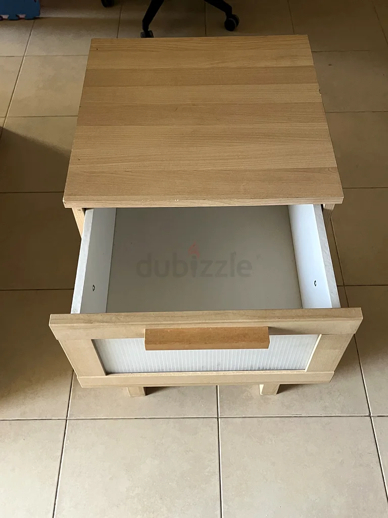 IKEA Aneboda Chest of 3 Drawers with Frosted Front Panels Bedroom Furniture63218317148801113