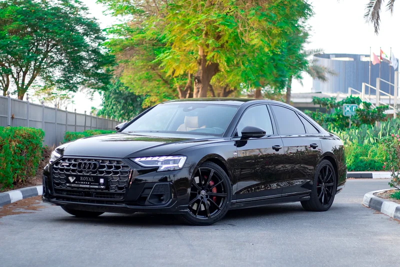 Audi A8 S Line Black Edition 2024 GCC Warranty Service Free From Agency bank installment available632253138369301118
