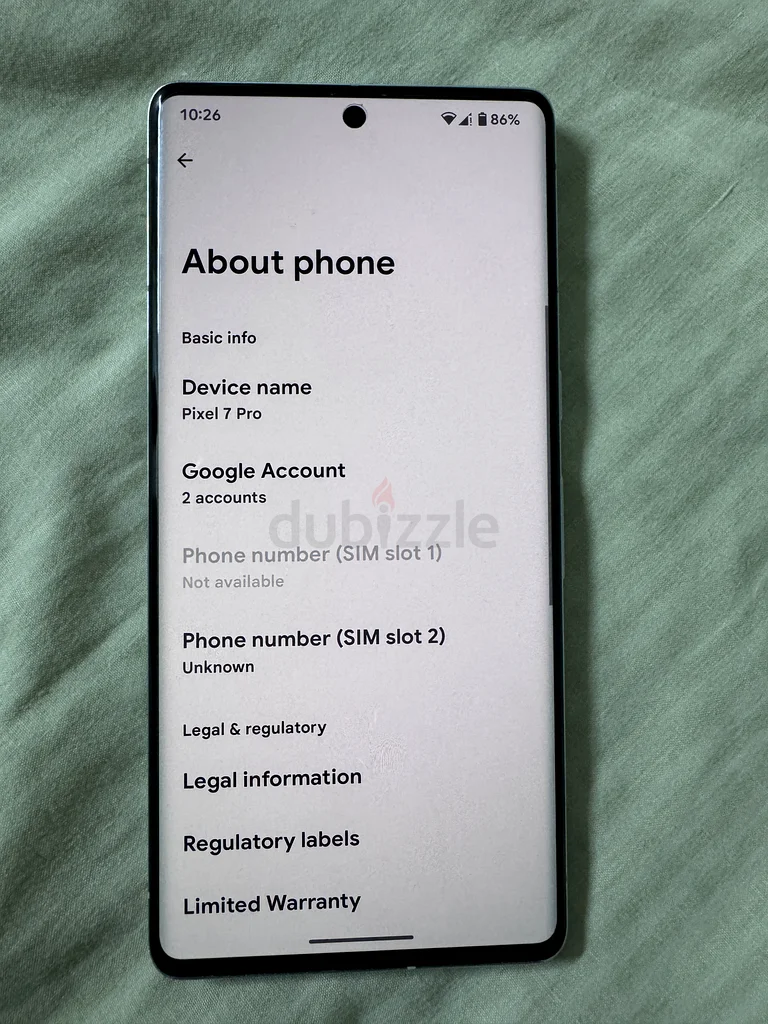 Google Pixel 7 Pro63180840632834114