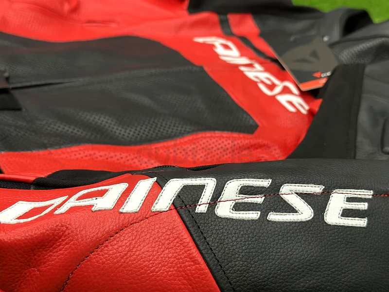 Dainese Motorcycle Motorbike Racing Leather Track Jacket63202199019139114
