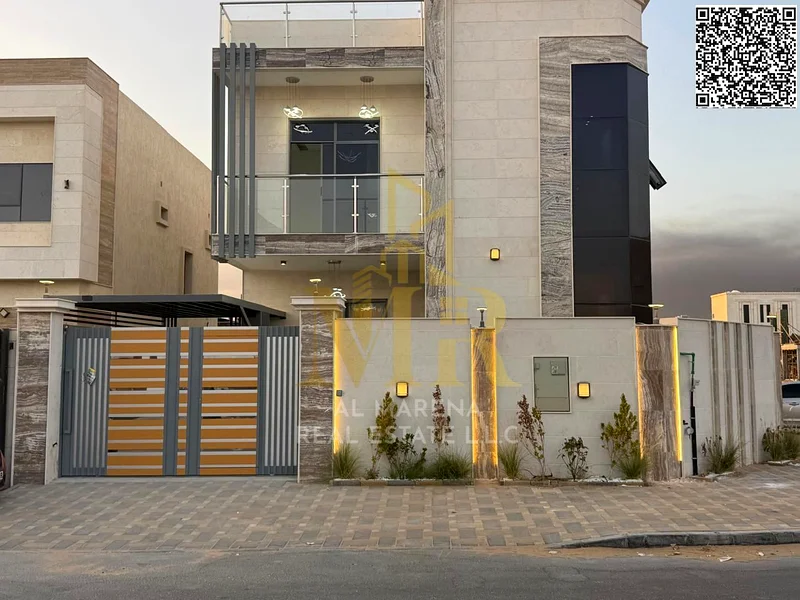 🏡 Luxurious corner villa for sale in Al Helio 2 - Ajman | 2 floors | 5 master bedrooms | Price 1,580,000 AED including electricity and water - negoti63903721973762112