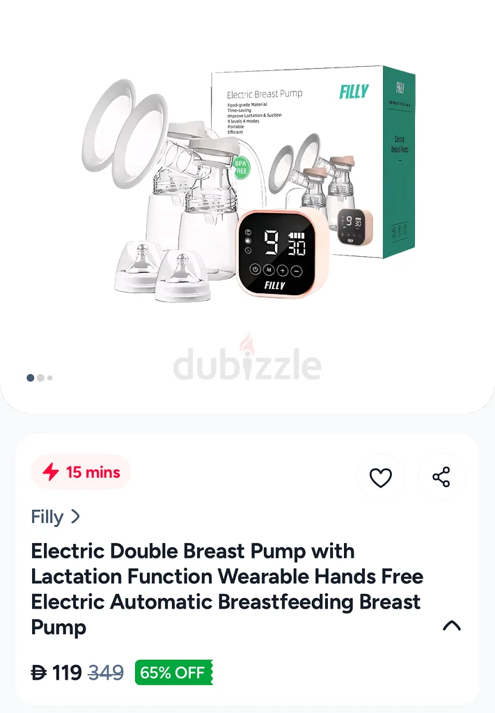 Double Electric Breast Pump Set with Digital Display63202190156289114