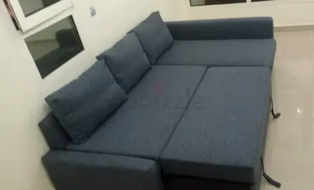 IKEA L Shape sofa with big storage in L ,   4 month used ( condition is same as like new)Delivery se