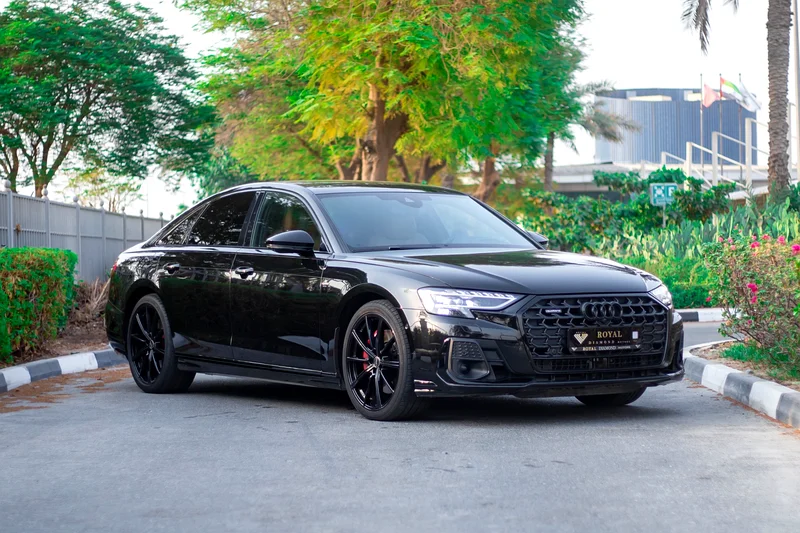 Audi A8 S Line Black Edition 2024 GCC Warranty Service Free From Agency bank installment available63225313836930111