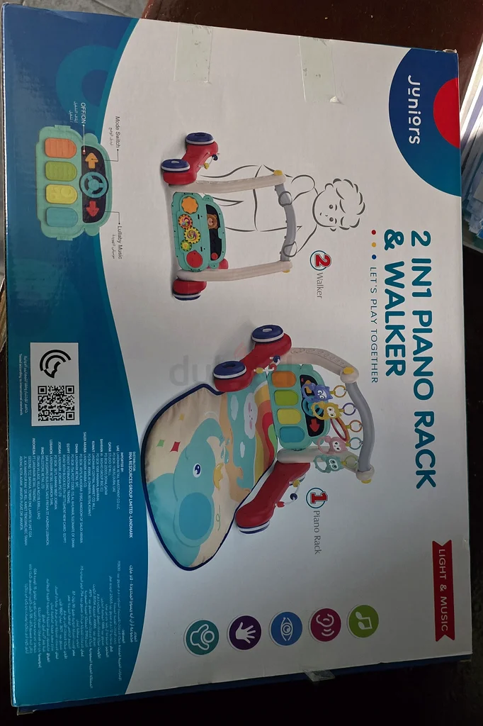 Fun and Interactive 2-in-1 Piano Rack  Walker for Infants!63204254790274112