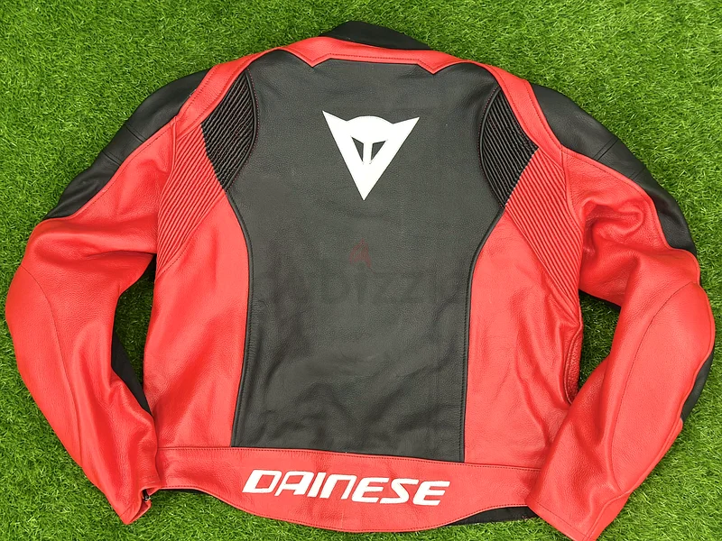Dainese Motorcycle Motorbike Racing Leather Track Jacket63202199019139111