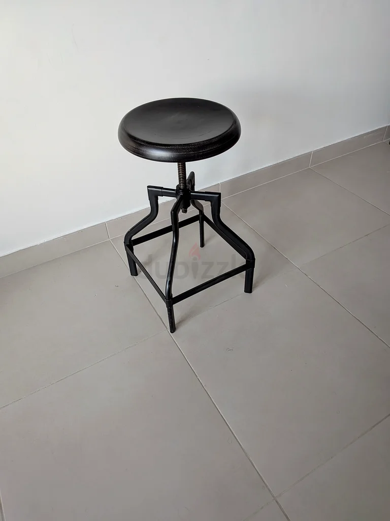 2 x Stylish Adjustable Industrial Stool (pair)63217331628931111