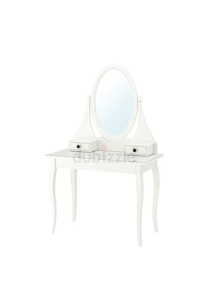 Dressing table with seat