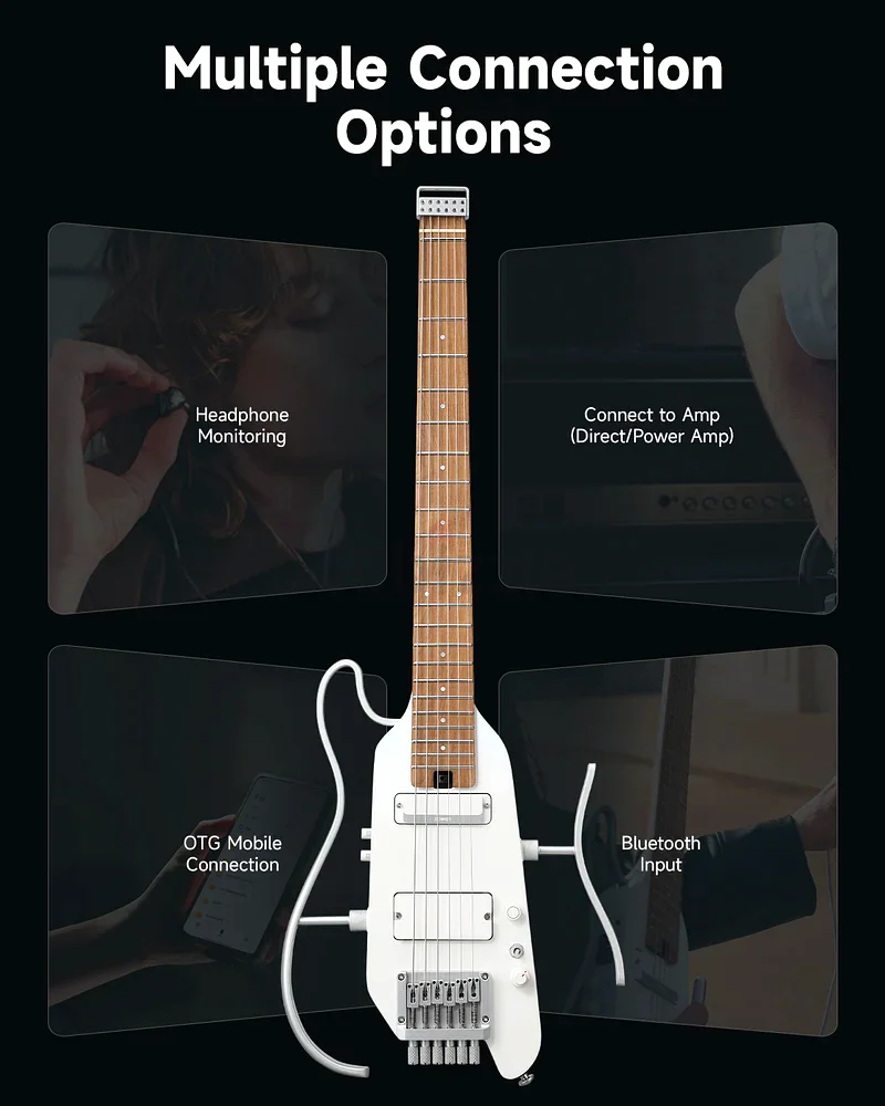 Donner HUSH™ X PRO Multi-Effects Electric Guitar - 2025 MODEL (NEW IN BOX)63233645716099114