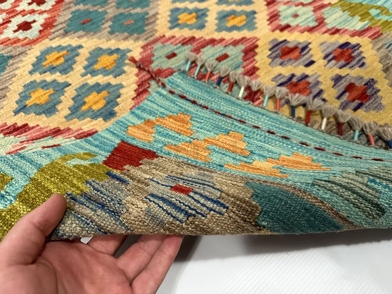 85 x 301 cm | new Handmade Turkmen Kilim Beautiful Runner63209348399106114