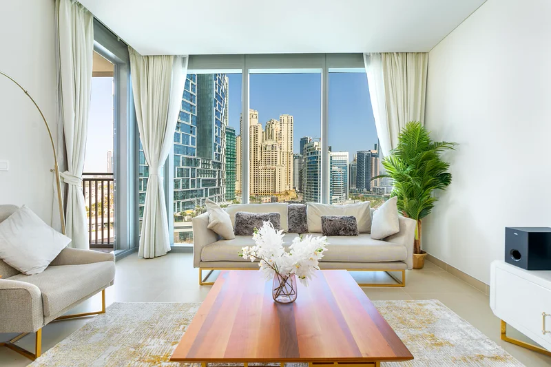 Luxury Apartment |Newly furnished | Price incl all bills || Dubai Marina 52|42 , Full sea view63834491224193110