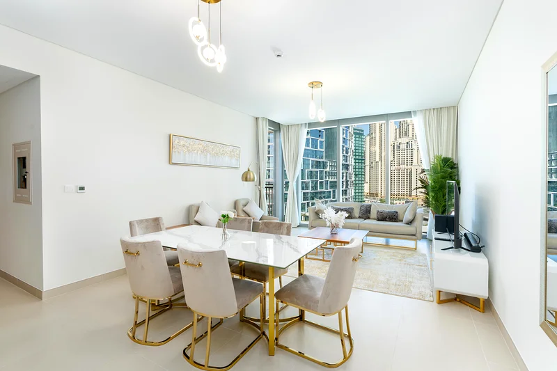 Luxury Apartment |Newly furnished | Price incl all bills || Dubai Marina 52|42 , Full sea view63834491224193113