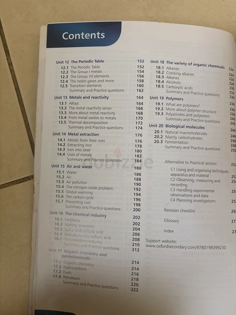 الكيمياء الأساسية IGCSE® - الطبعة الثانية63176196807426113