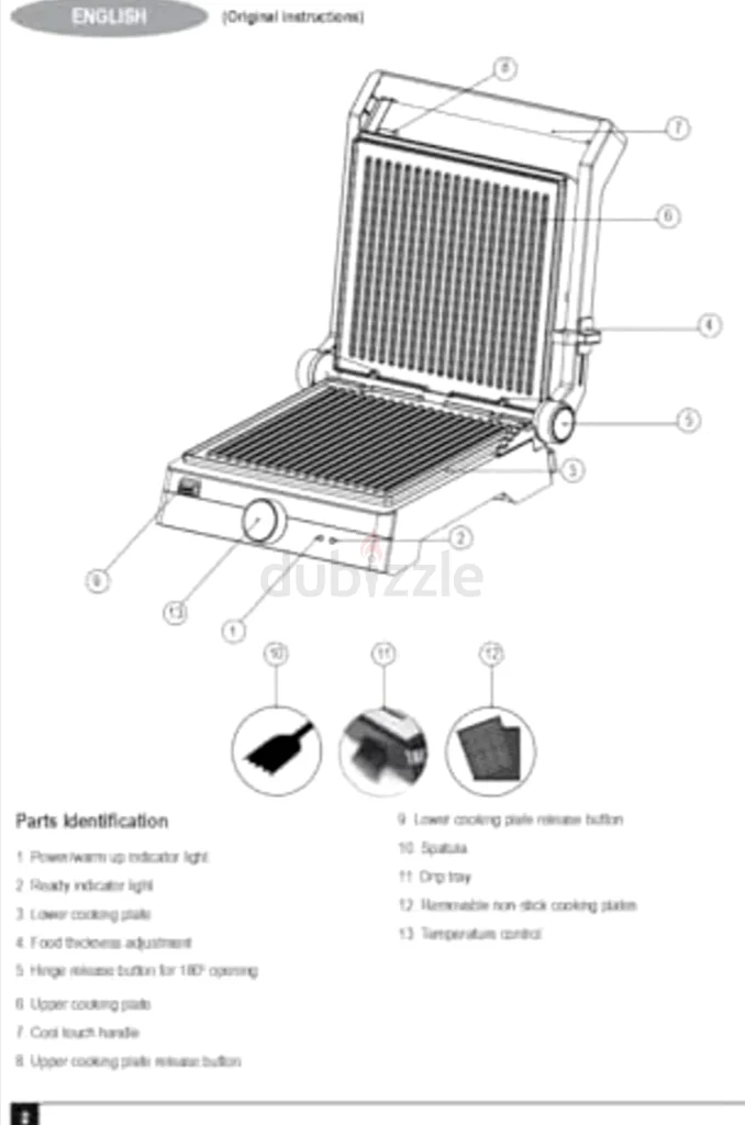 BLACK+DECKER 2000W Family Health Grill 1500 cm² Double Grilling Non-Stick63197148322819112