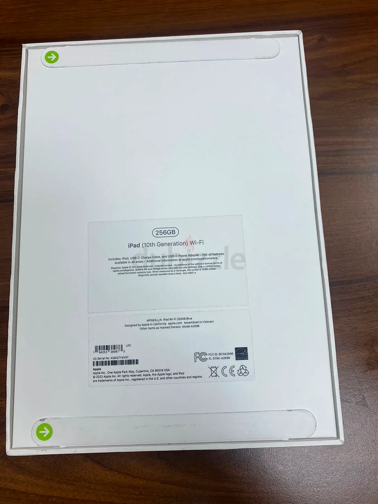 Apple iPad 10th Gen 256GB Wi-Fi - Brand New-Unopened Box63184227026435112