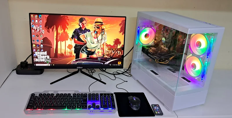 CORE i5 12400F 4.5GHZ RTX 3060 TI 8GB 512GB SSD 1TB HDD 24 INCH 180 HZ LED SCREEN AED 2950/-63195634858497112