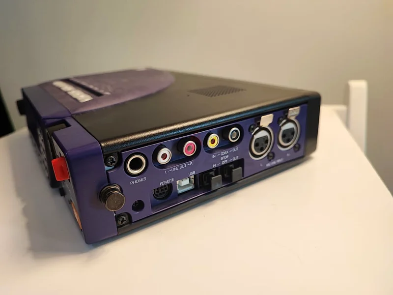 HHB PortaDisc MDP‑500 – Professional MiniDisc Field Recorder Ideal for journalists, sound designers,63198145991297111