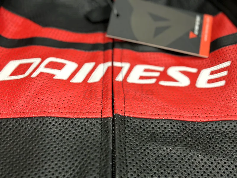 Dainese Motorcycle Motorbike Racing Leather Track Jacket63202199019139112