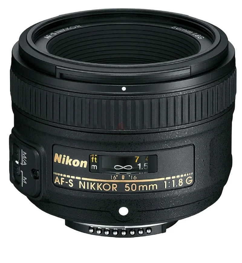 عدسة نيكون AF-S FX نيكور 50 مم f/1.8G مع تركيز تلقائي لكاميرات نيكون DSLR632416650127391125