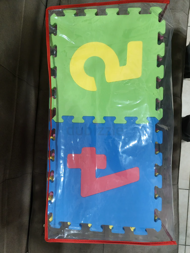 Junior 36 pieces Fun Learning with Alphabet  Number Puzzle Mat!63216837223682113